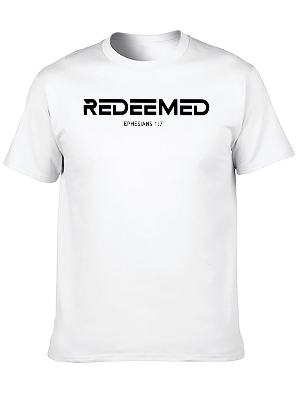 Redeemed Graphic Tee - Ephesians 1:7 Christian Shirt