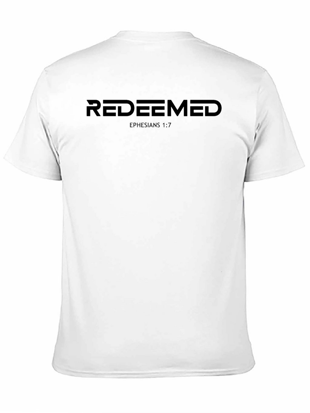 Redeemed Graphic Tee - Ephesians 1:7 Christian Shirt